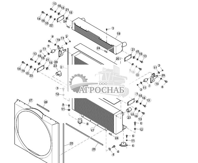 Mounting, Oil Cooler  Radiator  Charge Air Cooler - ST776318 103.jpg